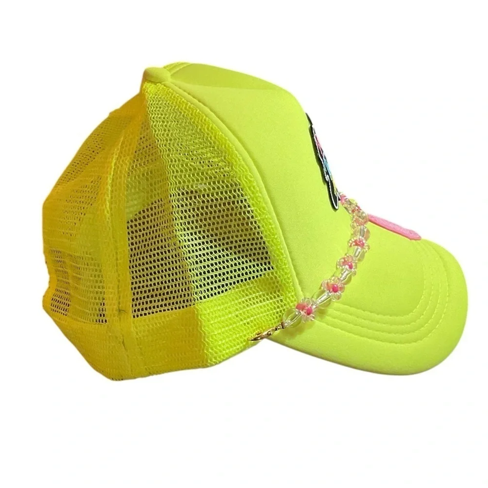 Neon Yellow Trucker Hat